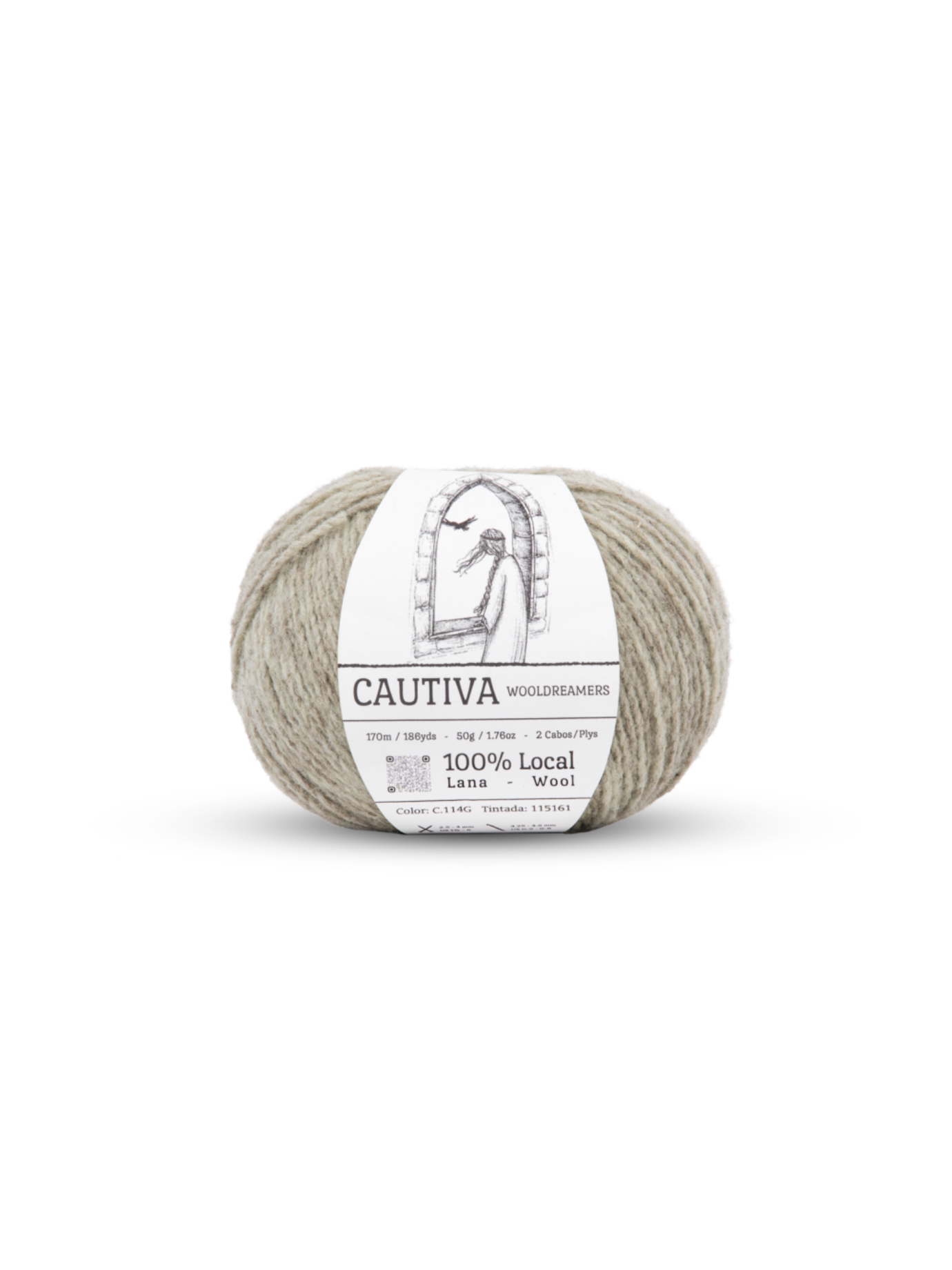 Cautiva - 100% Local Wool - 170m/50g