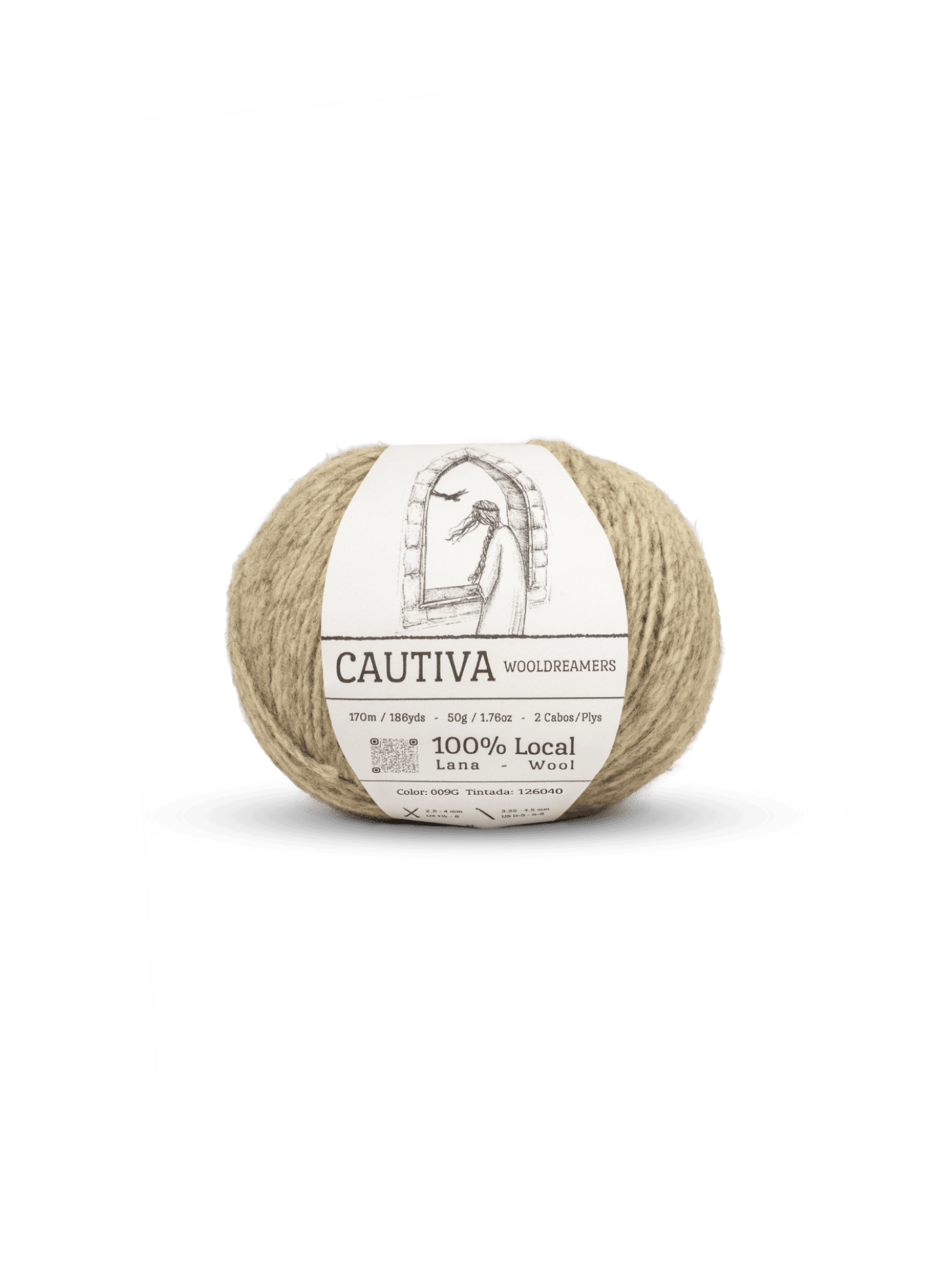 Cautiva - 100% Local Wool - 170m/50g