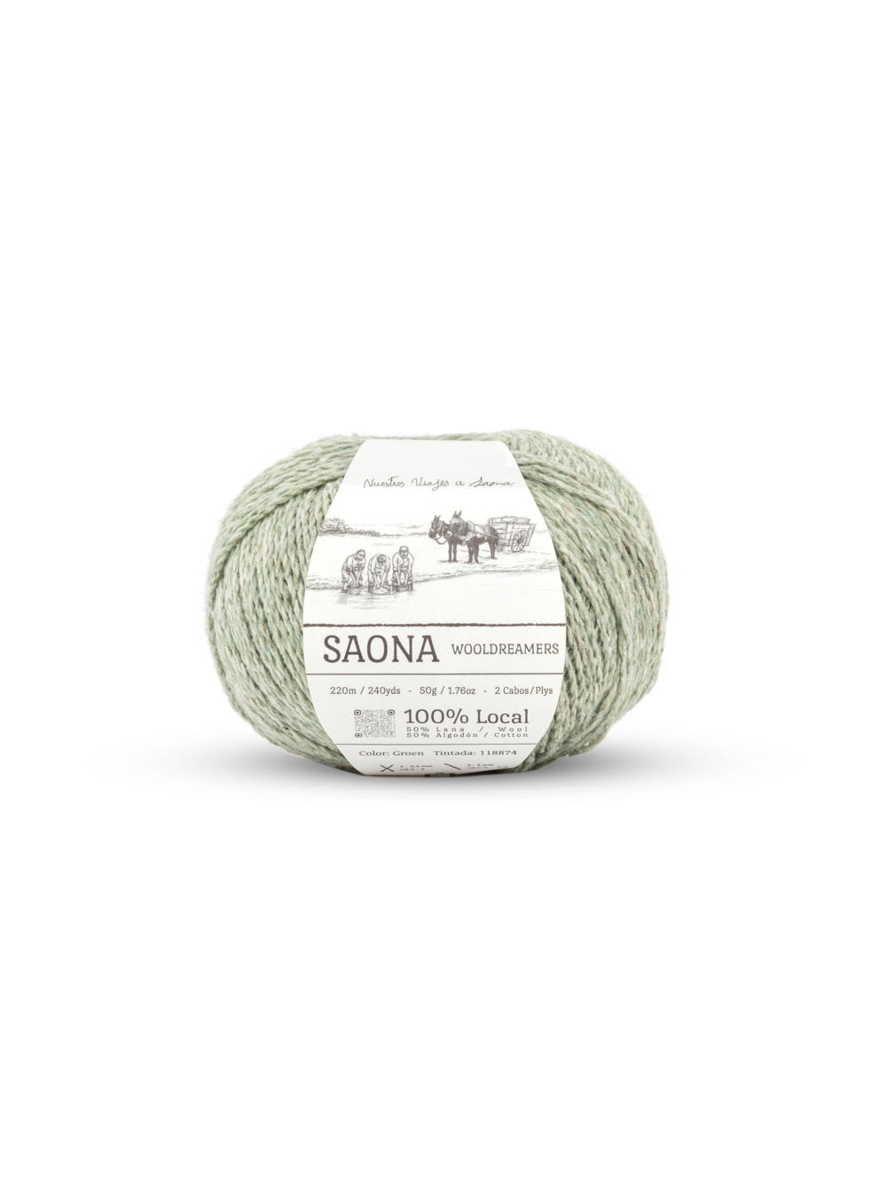 Saona - 50% Cotton / 50% Local Wool - 220m/50g