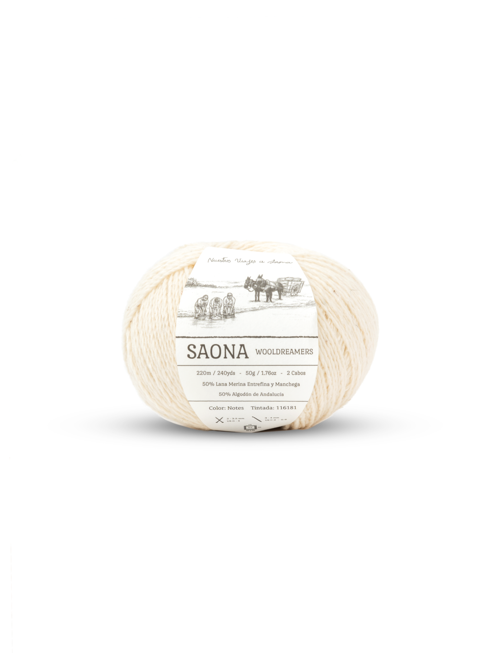 Saona - 50% Cotton / 50% Local Wool - 220m/50g