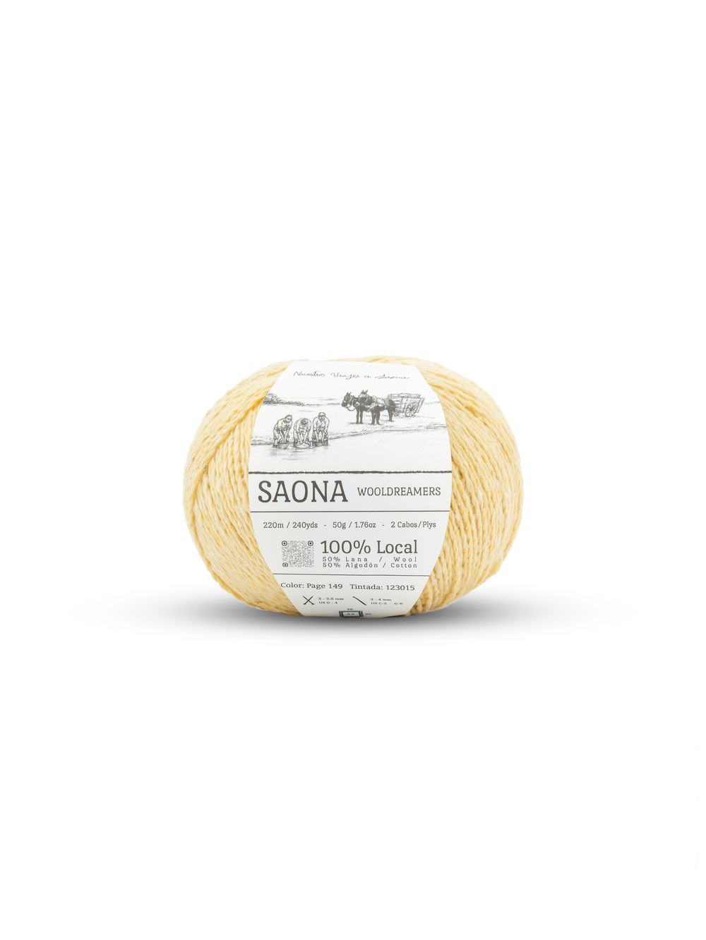 Saona - 50% Cotton / 50% Local Wool - 220m/50g