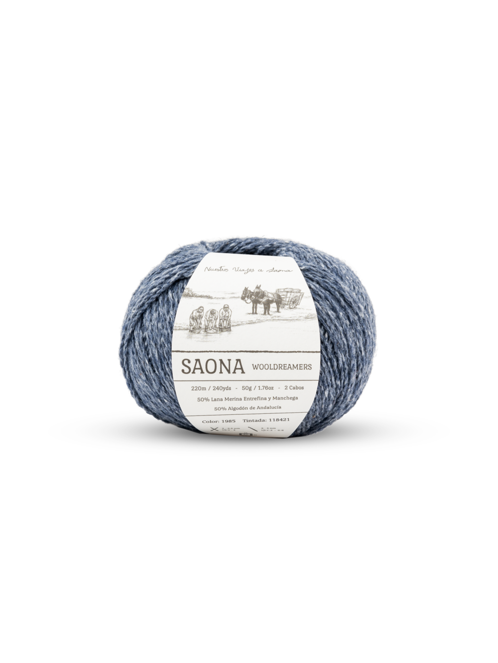Saona - 50% Cotton / 50% Local Wool - 220m/50g