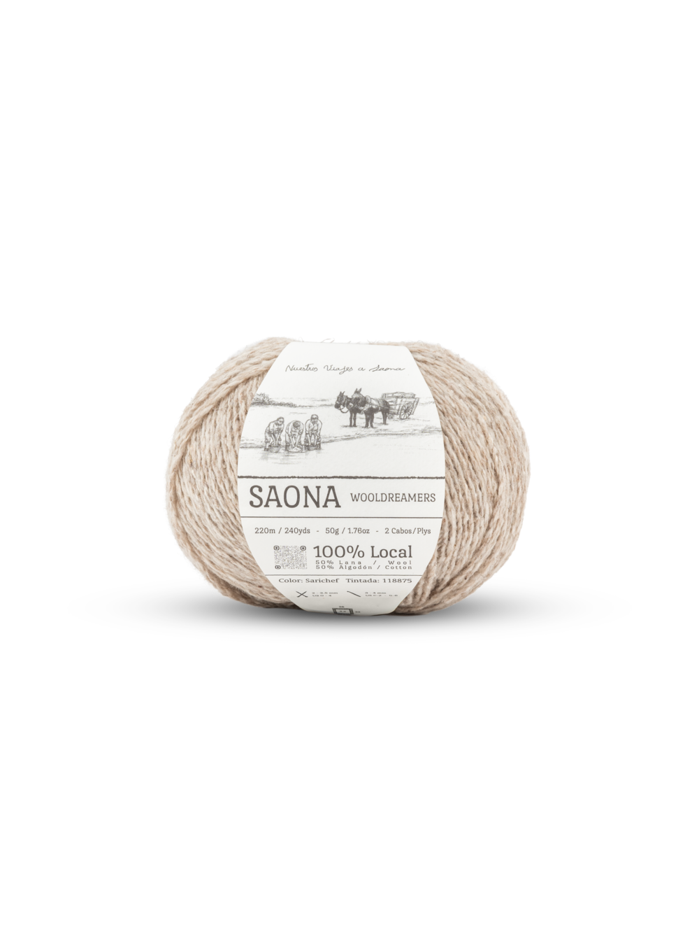 Saona - 50% Cotton / 50% Local Wool - 220m/50g