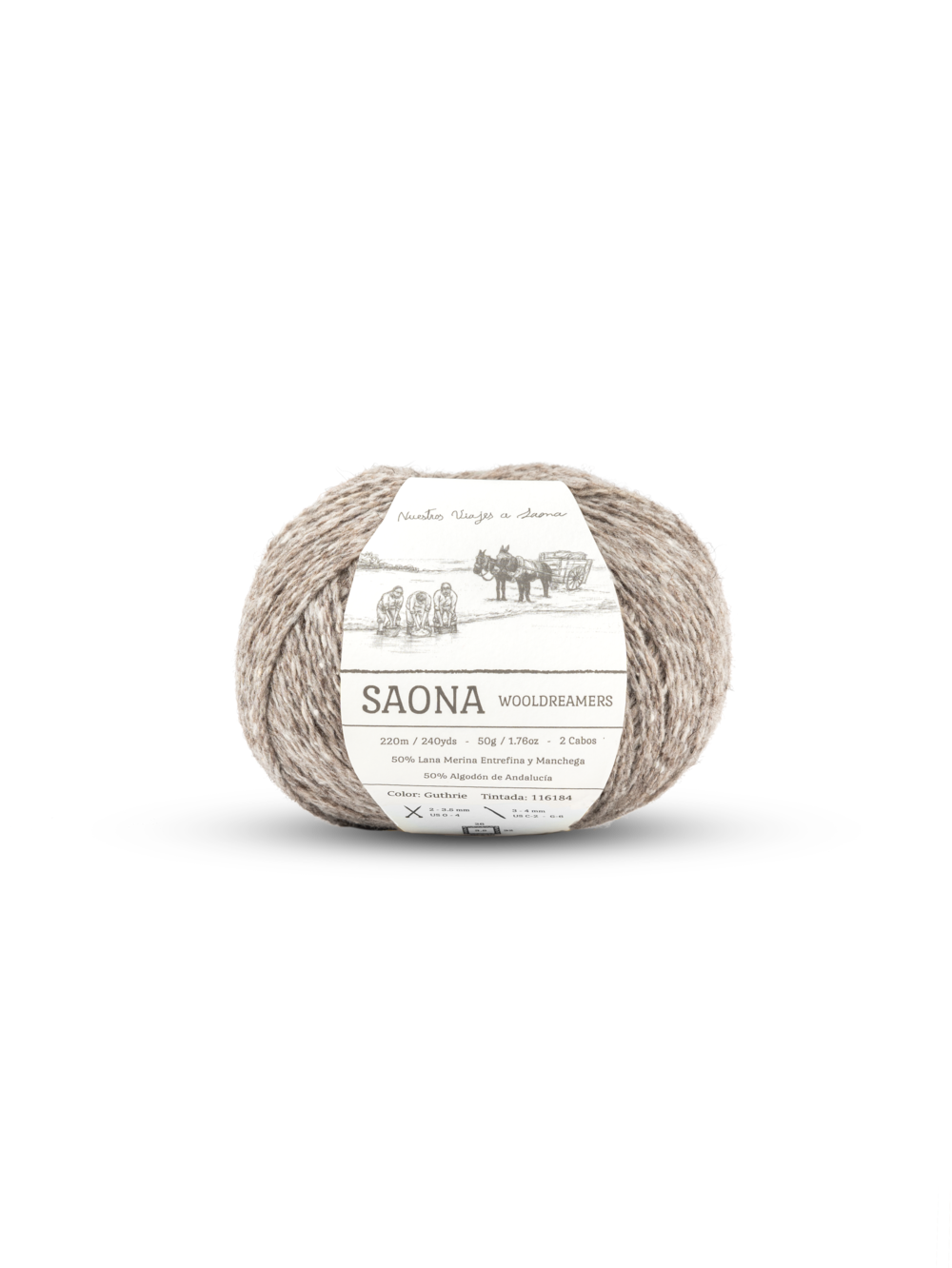 Saona - 50% Cotton / 50% Local Wool - 220m/50g