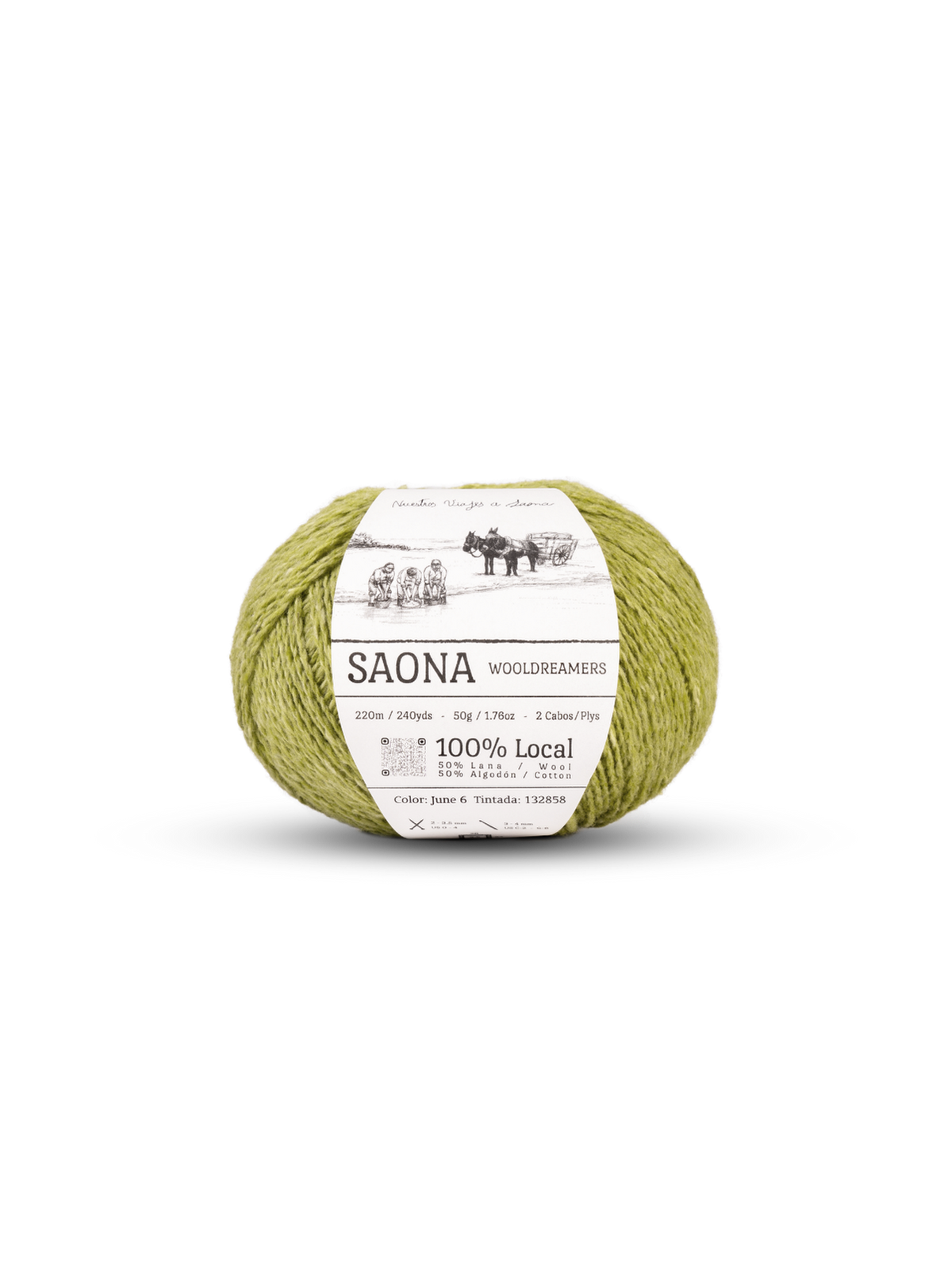 Saona - 50% Algodón / 50% Lana Local - 220m/50g