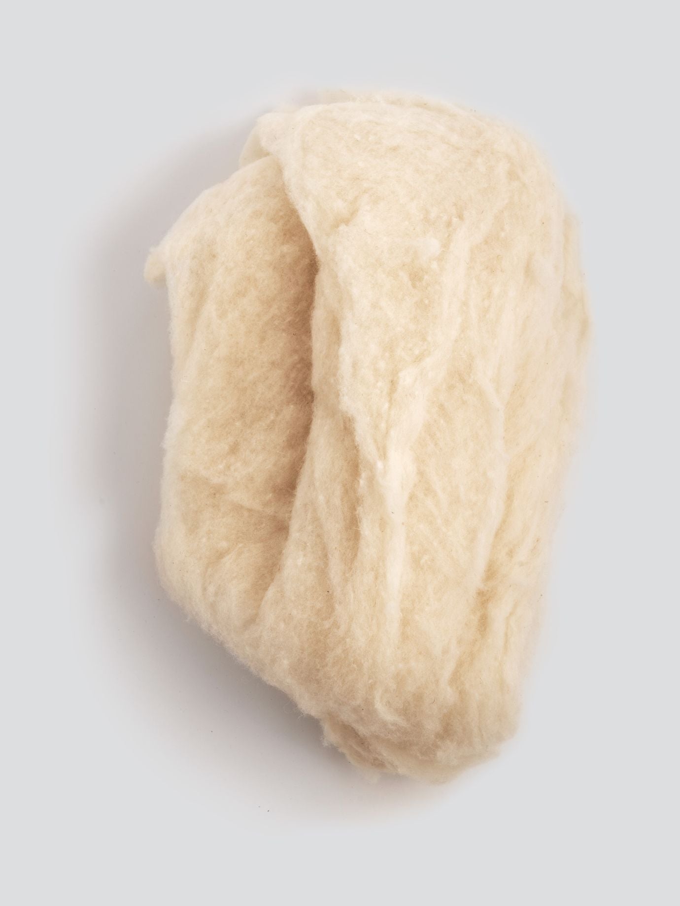 Carded Wool - Natural Color