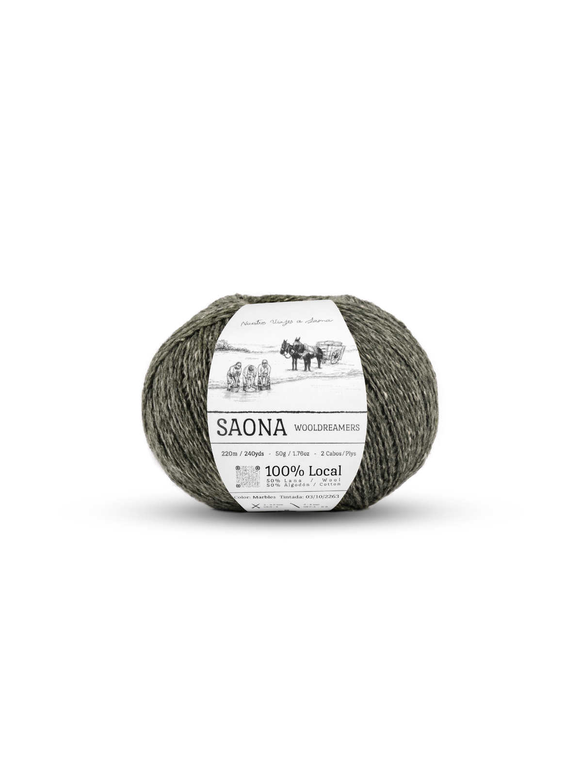 Saona - 50% Algodón / 50% Lana Local - 220m/50g